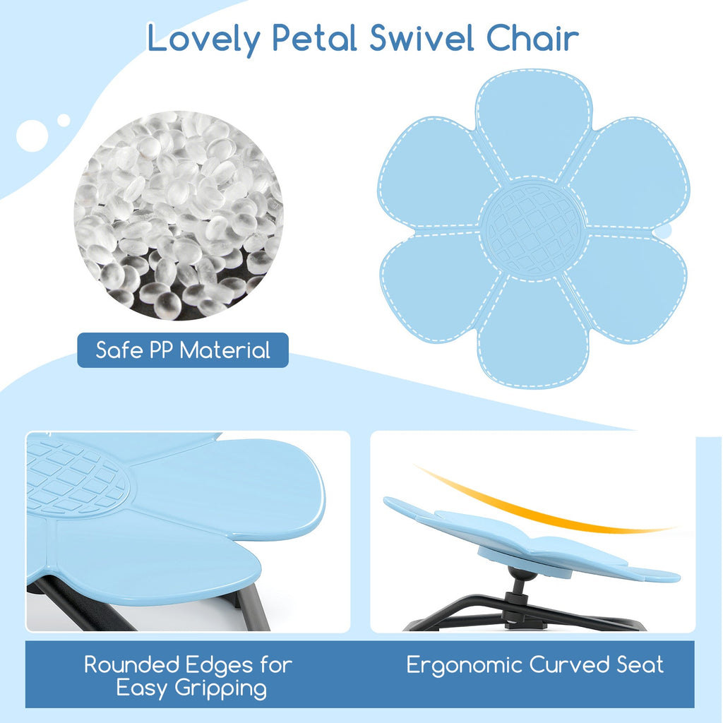 Kids Sensory Swivel Chair Elephant Petal 360° Spinning Chair