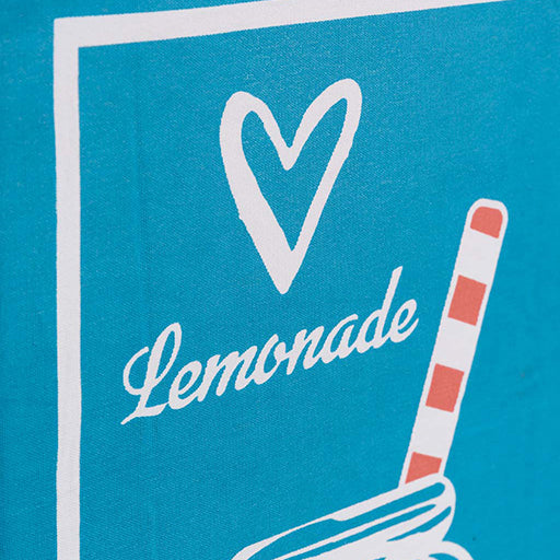 Kids Lemonade Stand showing chalkboard panels, scalloped trim, service window and included apron