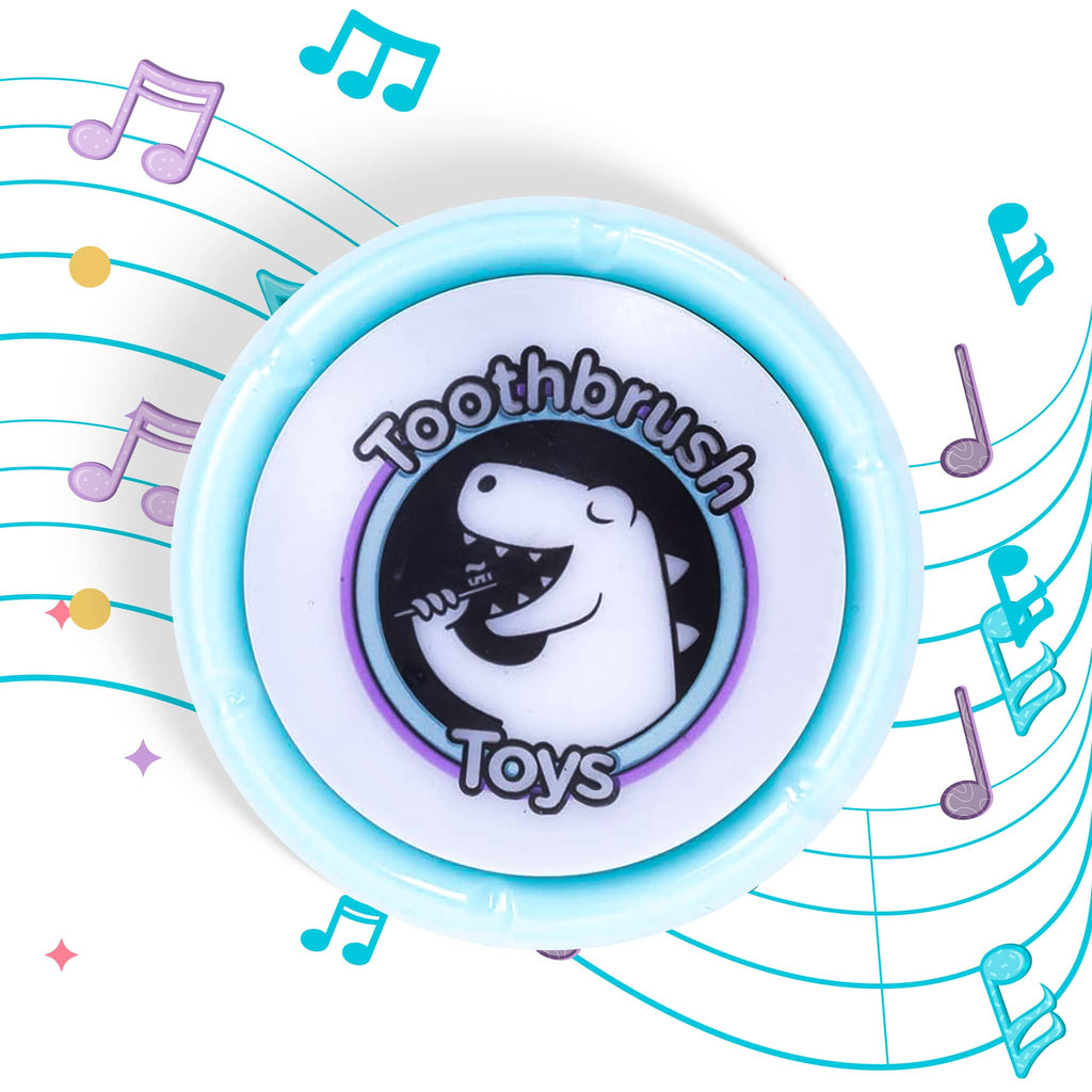 2-Minute Kids Toothbrush Timer by Toothbrush Toys with dinosaur design in teal packaging