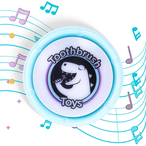 2-Minute Kids Toothbrush Timer by Toothbrush Toys with dinosaur design in teal packaging